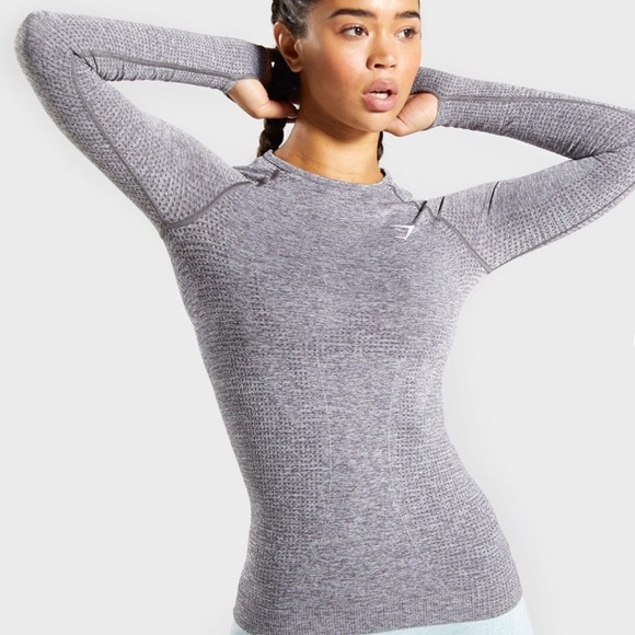 Gymshark Tops - GYMSHARK VITAL SEAMLESS LONG SLEEVE TOP